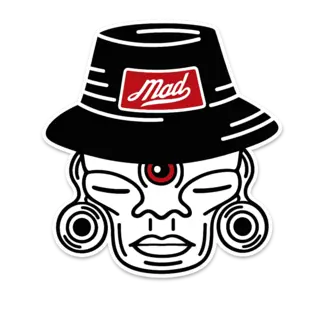 Logo oficial de MAD Chile, medio de difusión de Hip Hop