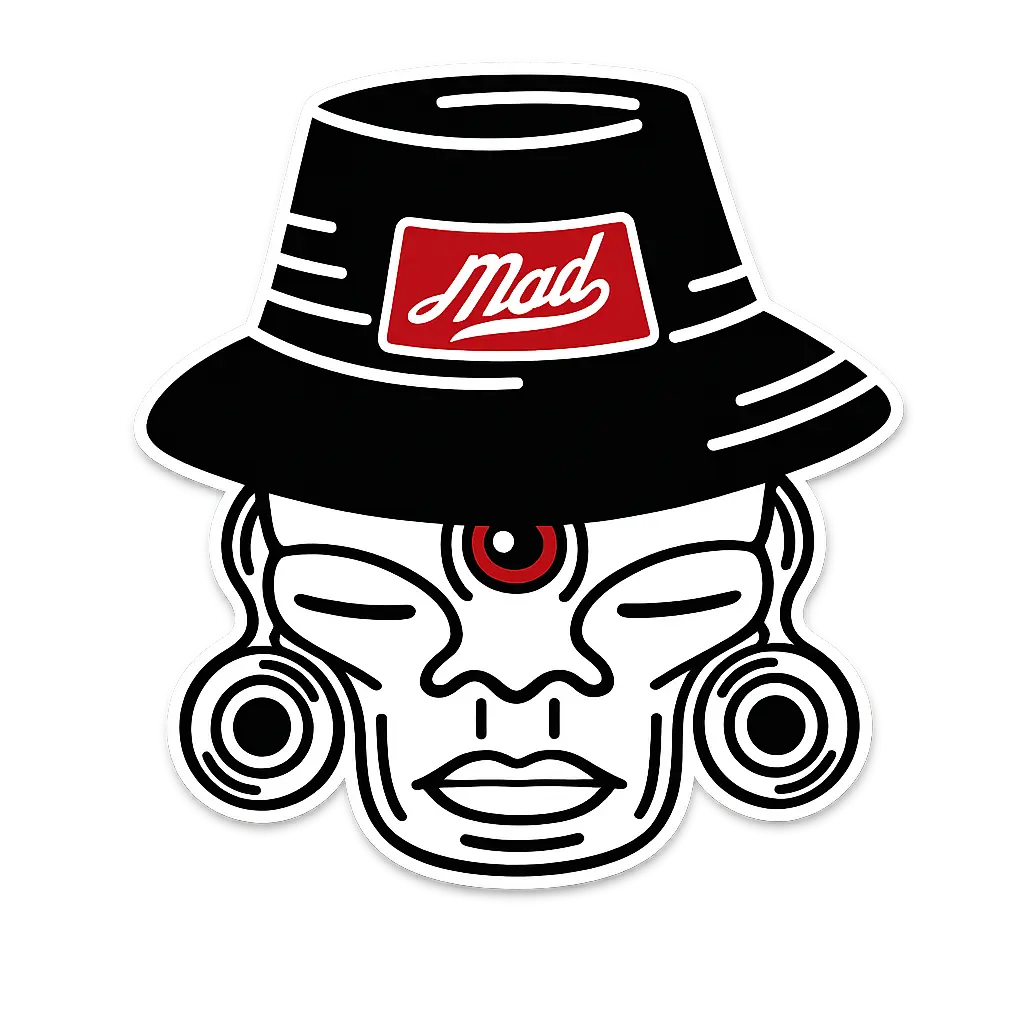 Logo oficial de MAD Chile, medio de difusión de Hip Hop