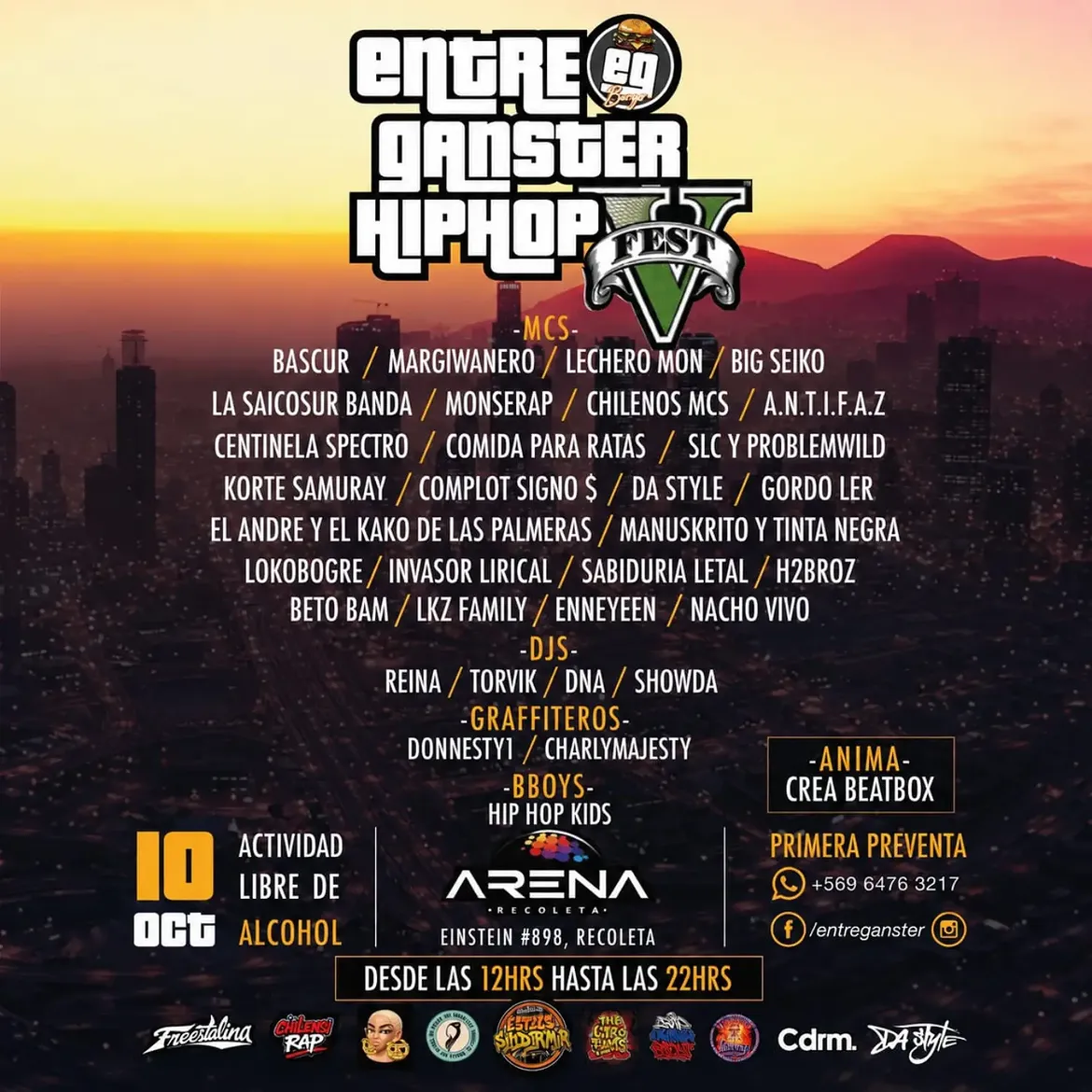 Entre Ganster Hip Hop Fest V